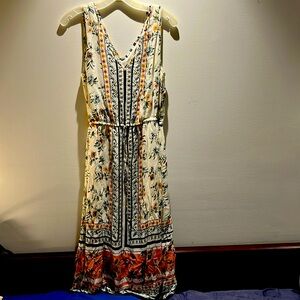 Beautiful, Summer Maxi, Lucky Brand Dress, sleeveless. SZ M.